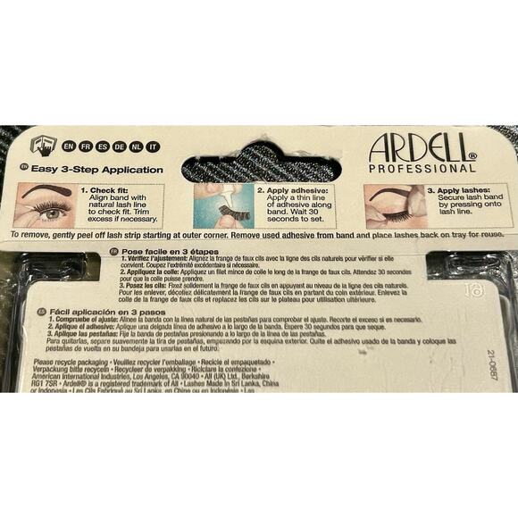 ~Ardell Professional~ Edgy Eyelashes 👁️Accented Edges -Black 401- Brand New~ - Picture 4 of 4